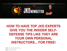 Tablet Screenshot of jkdnewsletter.com